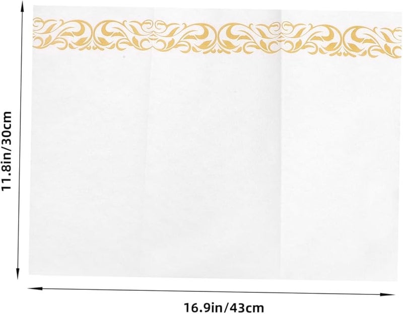 25 قطعة مناديل العشاء الورقية الأنيقة المطبوعة لحفلات العطلات والولائم والتجمعات الاحتفالية - Image 3