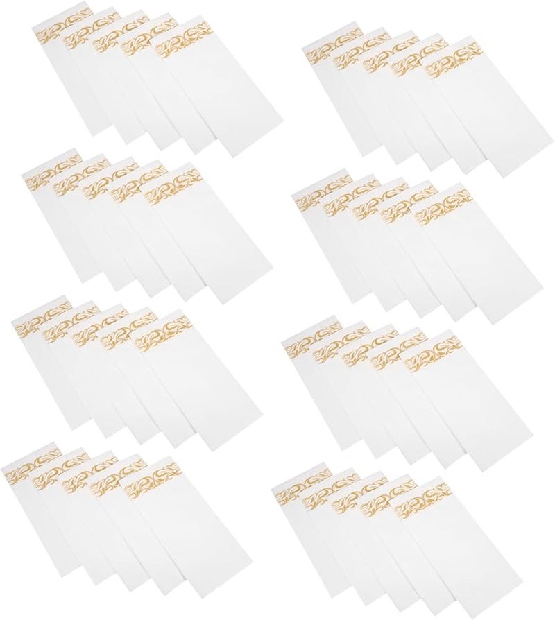 25 قطعة مناديل العشاء الورقية الأنيقة المطبوعة لحفلات العطلات والولائم والتجمعات الاحتفالية - Image 1