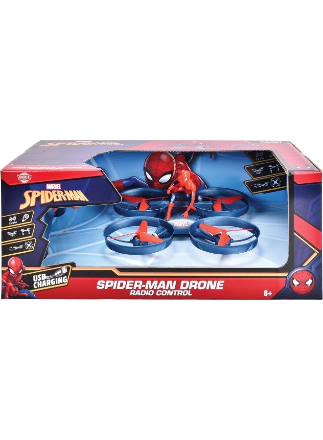 JADA Marvel Spider-Man Spider-Man Rc Drone (Blue/Red) - Image 1
