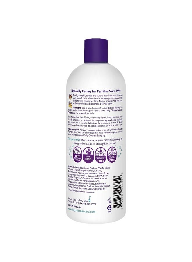 Fairy Tales Daily Cleanse Everyday Kids Shampoo - Gentle Natural Defining Shampoo, Tangle Free, Moisturizing and Hydrating Formula, Clean and Natural Ingredients -Paraben Free - 32 oz. - Image 2