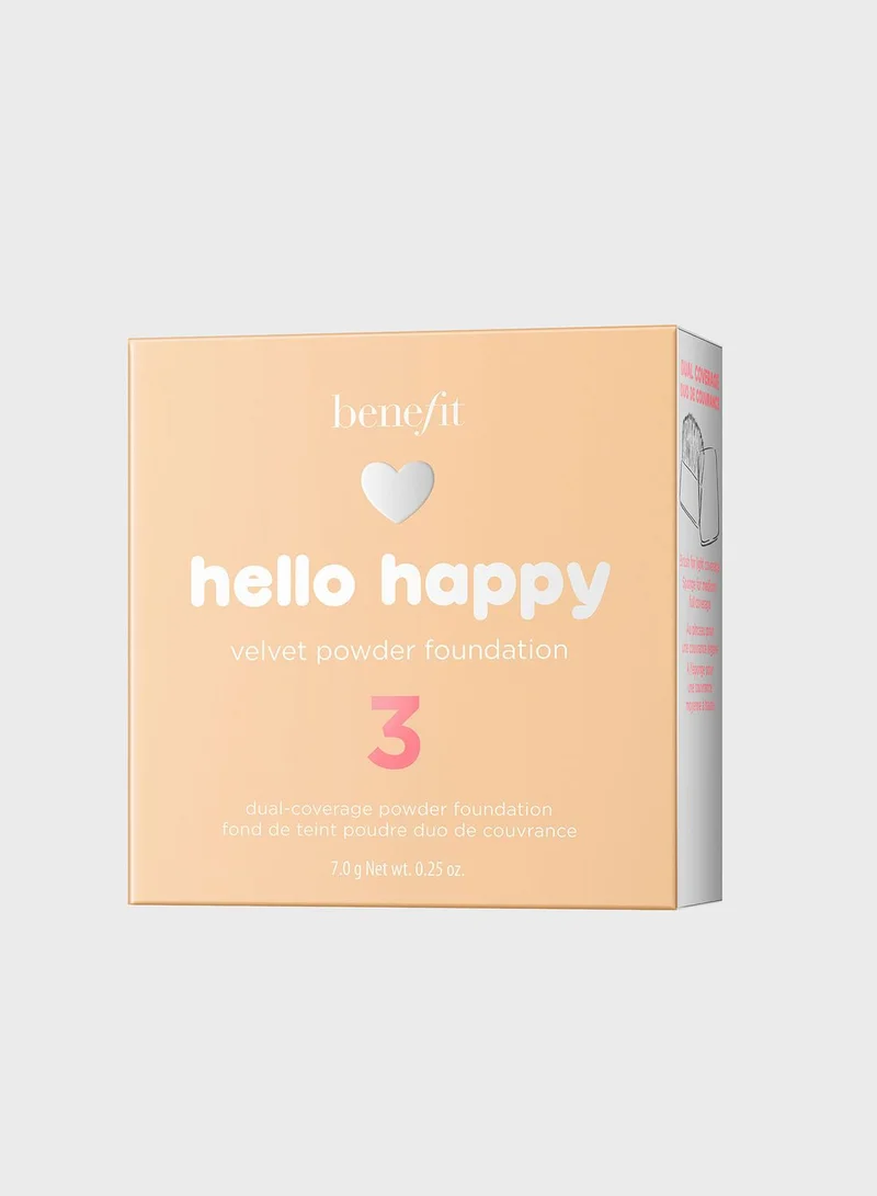 Benefit Cosmetics Hello Happy Velvet Powder Foundation -03