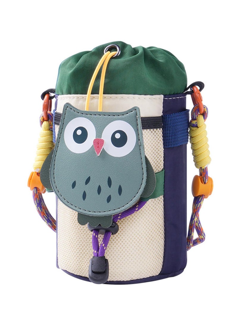 Cartoon Bike Water Bottle Holder and Front Bag, Versatile Waist and Shoulder Bag with Extended Strap for Mountain Bikes, e-Bikes and Scooters - Image 1