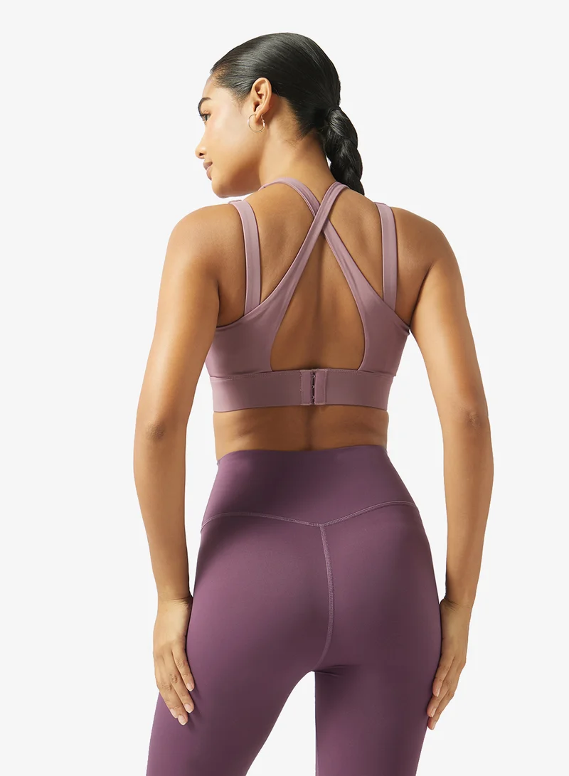 Frwd  Seamless High Support Sports Bra with Back Clasp for Women | Best Price UAE