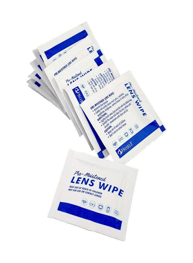 Noble Pack Noble Pre-moistened Lens Wipes Individually Wrapped - Lens and Screen Cleaning Wipes - Great for Eyeglasses, Cell Phones, Camera Lenses, Screens, Keyboards, and Other Delicate Surfaces (30 Wipes - Image 3