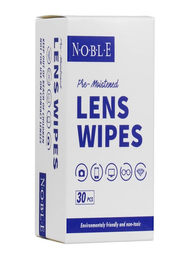 Noble Pack Noble Pre-moistened Lens Wipes Individually Wrapped - Lens and Screen Cleaning Wipes - Great for Eyeglasses, Cell Phones, Camera Lenses, Screens, Keyboards, and Other Delicate Surfaces (30 Wipes - Image 2
