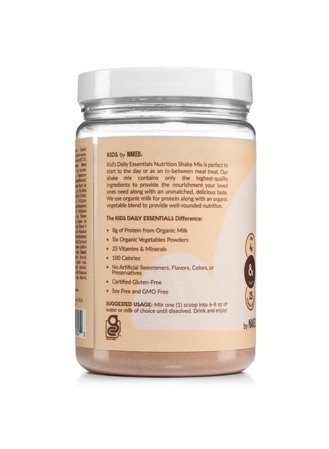 Nakd Naked Chocolate Kids Daily Essentials, Kids Protein Shake Made With Organic Milk, 6 Organic Vegetables, 25 Vitamins and Minerals, No Artificial Sweeteners, Flavors, Colors or Preservatives - Image 4