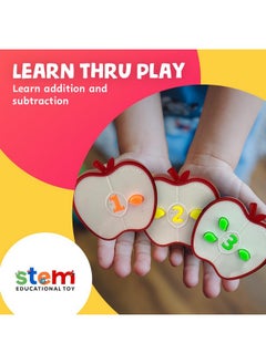 Skoolzy Apple Factory Learning Toy - Apple Toy For Toddlers - Toy Apple Pre School Learning Toy - Color Sorting Toys For Toddlers Age 3+  - Image 4