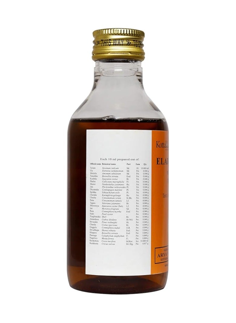 Kottakkal ayurveda Eladi Tailam - 200 ml, Herbal Oil For Hair & Skin, With Natural Ingredients - Image 2