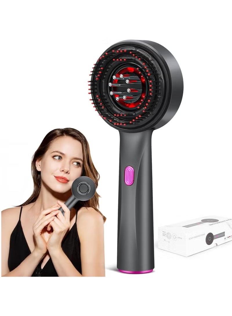 GENNEXT Scalp Massager Brush with Oil Applicator, Cordless Electric Hair Scalp Massager, Shiatsu Head Massage, IPX7 Waterproof, Portable Deep Head Massager Comb For Hair Growth & Head Relaxation. - Image 2