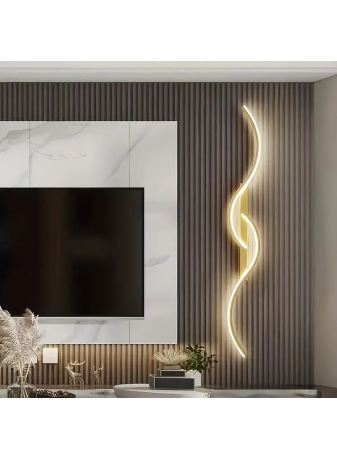 مصباح حائط LED حديث باللون الأسود مع 3 درجات حرارة لونية بتصميم بسيط لغرفة النوم وغرفة المعيشة - Image 2