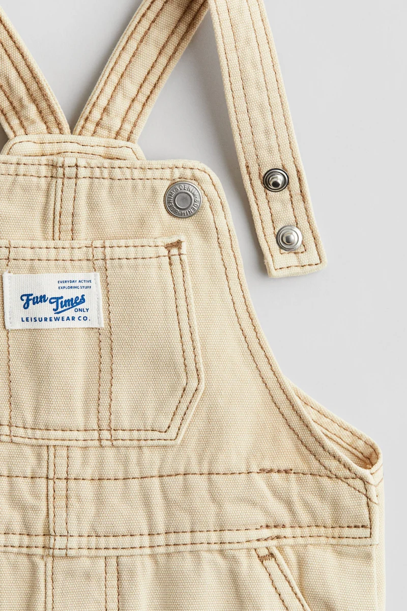 H&M Cotton canvas dungarees