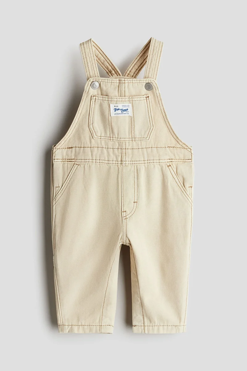 H&M Cotton canvas dungarees
