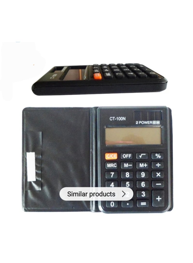 POWER Small Scientific Calculator PU Coat 8 Digital Pocket Calculator - Image 4