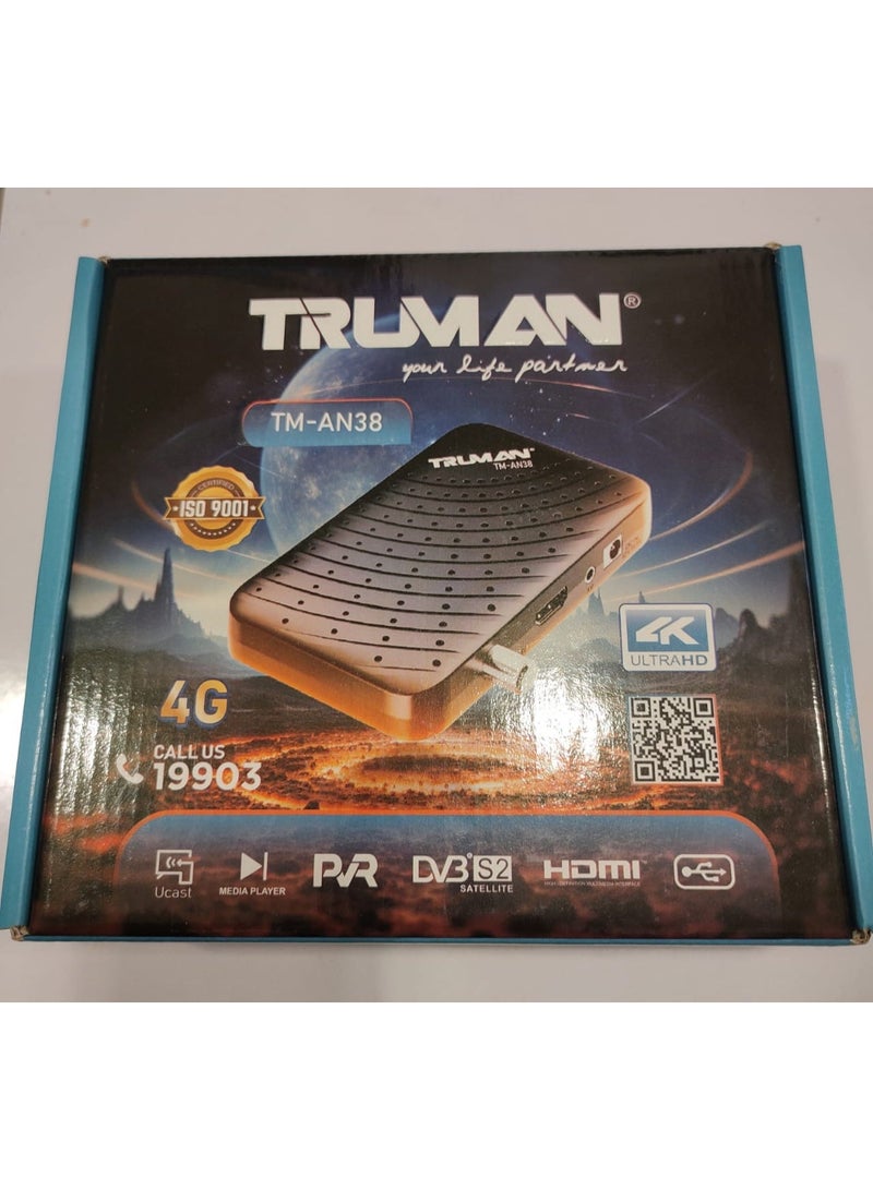 ترومان جهاز استقبال الأقمار الصناعية الرقمي ترومان ميني اتش دي TM-AN38 - Image 1