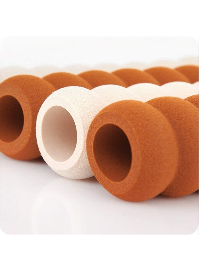 هوميرا غطاء إسفنجي لمقبض الباب 14 سم مع واقي مرن للاستخدام المنزلي، يقلل من تأثير الاحتكاك بالجدار، يناسب معظم مقابض الأبواب، سهل التركيب، متين وأنيق. - Image 1