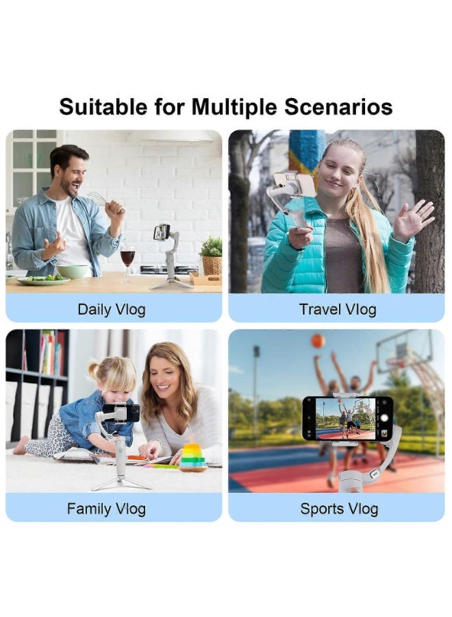SUKILO 3-Axis Gimbal Handheld Stabilizer for Phone – Foldable, Anti-Shake Video Stabilizer, Portable Vlogging & Filming Accessory Compatible with Most Smartphones  - Image 4