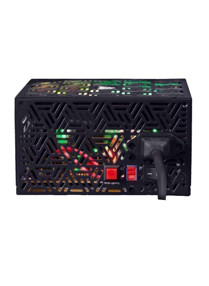 GAMDIAS - GAMDIAS HELIOS E1-600 Non Modular UK, Power Supply 600W, Support C6/C7 Power States, RGB - Image 1