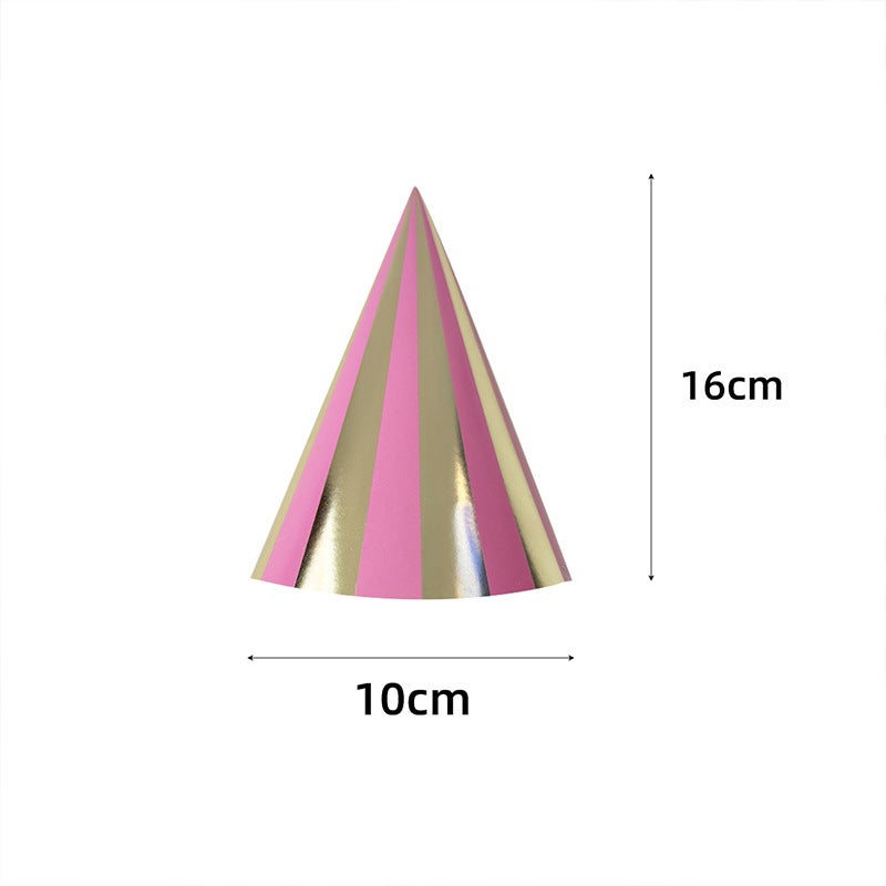 Colorful Plaid Paper Plates Cups Disposable Party Tableware Set 6 pink striped paper caps 