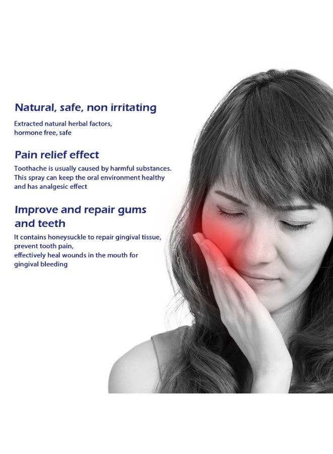 SOUTH MOON Toothache Relieving Spray 20ml,Tooth Pain Relief,Instant Teeth Treatment Relief Toothache Sprays,Rapid Relief Dental Spray,Toothache Muscle Pain Sprays Remedies Teeth & Gums Spray,Oral Care Spray - Image 4