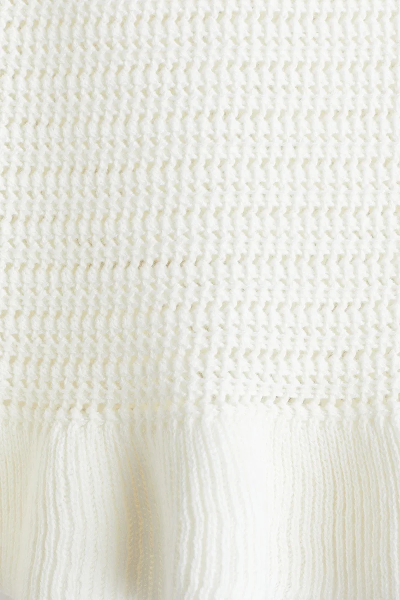 H&M Cotton-knit strappy top