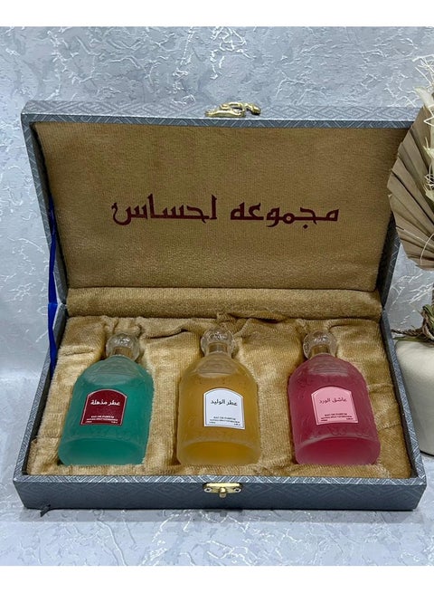 مجموعه عطور احساس الوليد و الورد و مذهلة 100مل