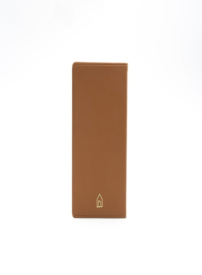 Decorvo U.S. National Parks Journal for Aduts - Genuine Leather Travel Notebook 6 x 4 3/8 inches- Tan - Image 2