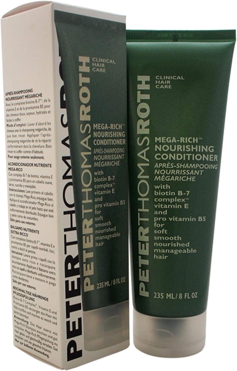 Peter Thomas Roth Mega-Rich Nourishing Conditioner with Biotin B-7 Complex for Softer, Smoother Hair - 8 Fl Oz - Image 1