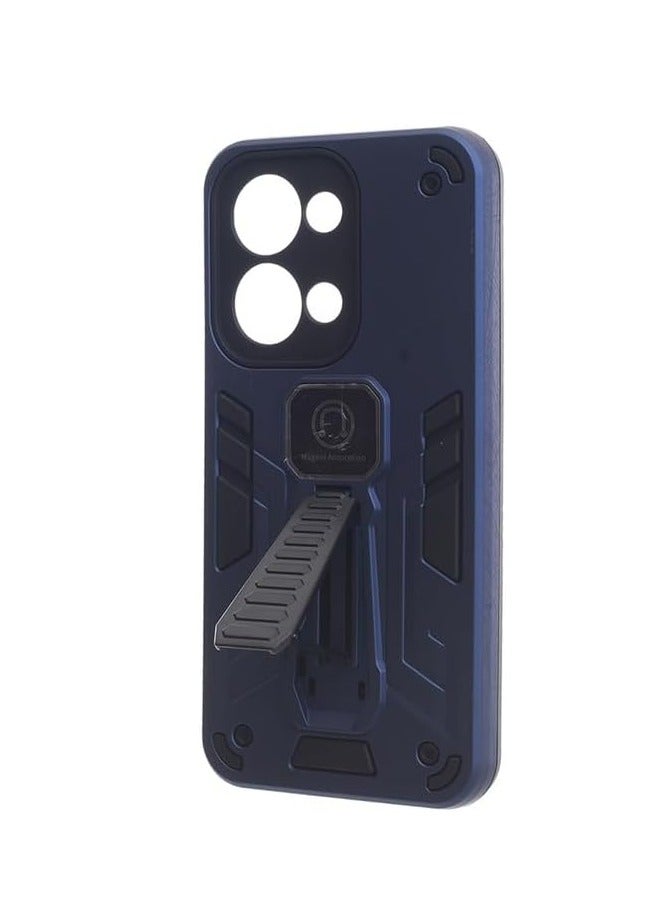 Shockproof Silicone Back Cover for Oppo Reno 13 5G - Navy Blue - Image 3