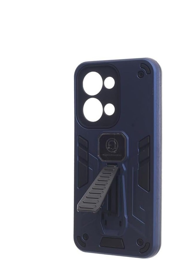 Shockproof Silicone Back Cover for Oppo Reno 13 5G - Navy Blue - Image 5