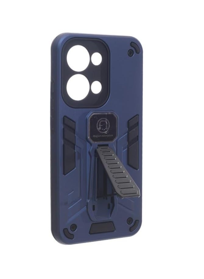 Shockproof Silicone Back Cover for Oppo Reno 13 5G - Navy Blue - Image 4