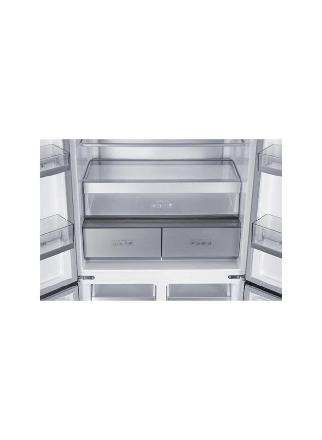 GENERAL SUPREME Refrigerator 4 doors (512Ltrs, 18.1 Cu Ft),, Inverter, Total No Frost, Quick Cooling, Quick Freezing, Multi-AI Sensors,  Shiny Stainless Steel, GSX184SXI - Image 5