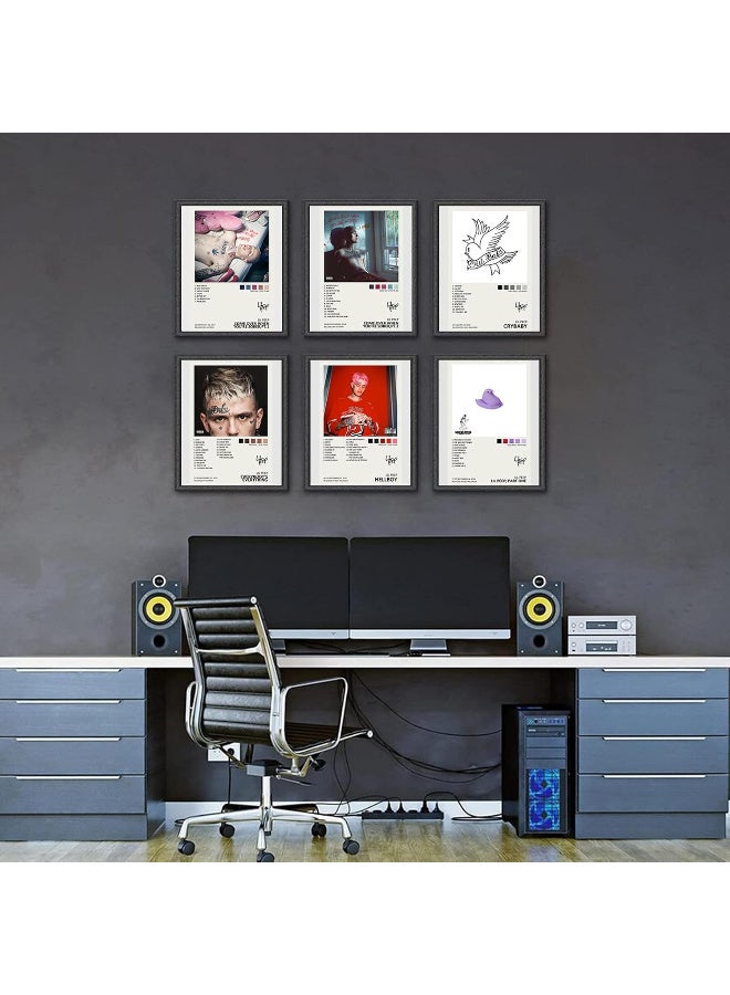 EMODA Lil Peep Music Album Cover Canvas Poster Set of 6 | Unframed Wall Art Prints for Bedroom, Living Room & Studio | Signed Limited Edition Music Posters 8x12 inch (20x30 cm Each) - Image 3