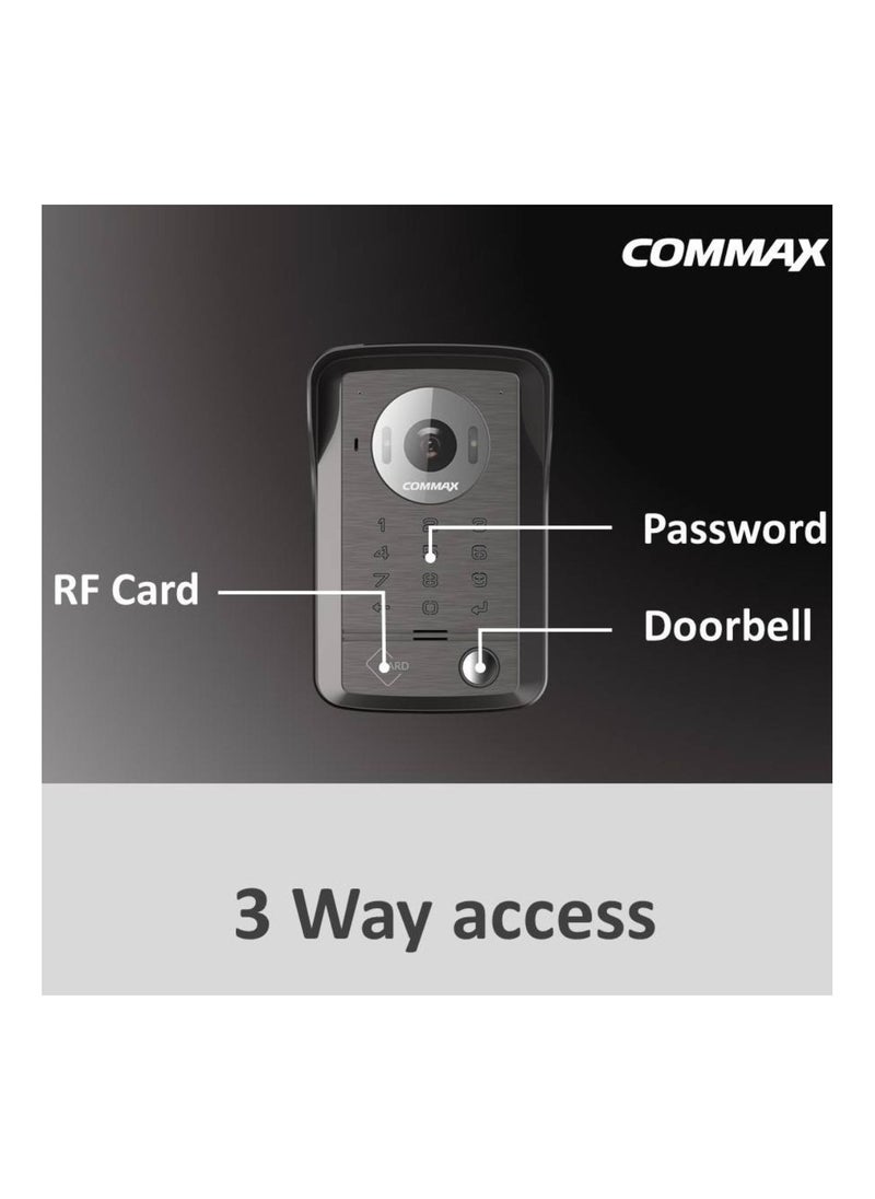 COMMAX - External Gateway Camera for Intercom System with Card Reader and Number Plate DRC-40DK - Image 1