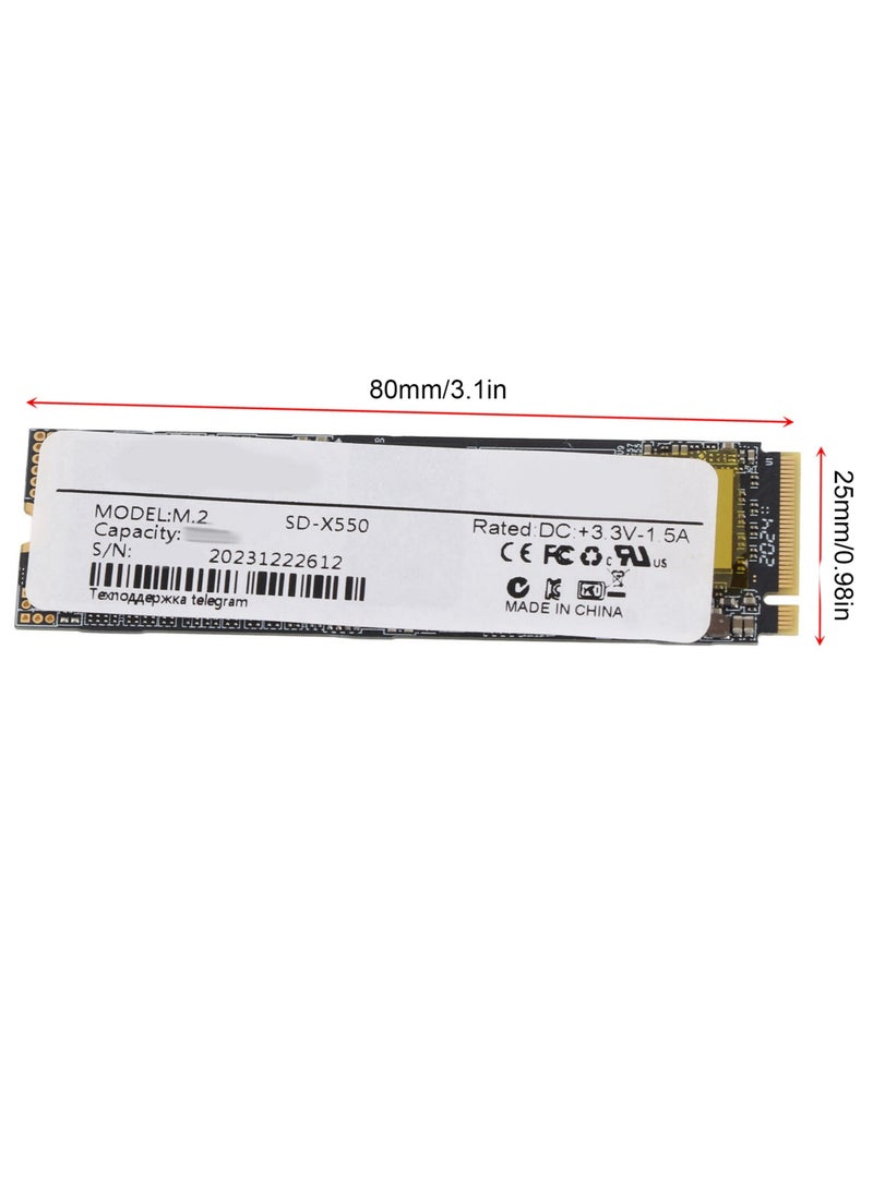SSD Internal Solid State Drive 2TB, M.2 NVMe SSD 2280 - Up to 1050MB/s, with 3D TLC Flash Technology, Compatible with Desktop/Laptop/Notebook - Image 5