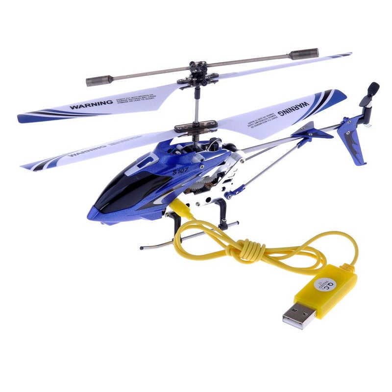 Syma S107G 3 Channel RC Helicopter with Gyro, Blue - Image 5