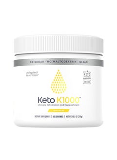 Hi-Lyte Hi-Lyte Keto K1000 Electrolyte Powder | Lemonade | Hydration Supplement Drink Mix | Boost Energy & Beat Leg Cramps | No Sugar, No Maltodextrin | 50 Servings  - Image 1