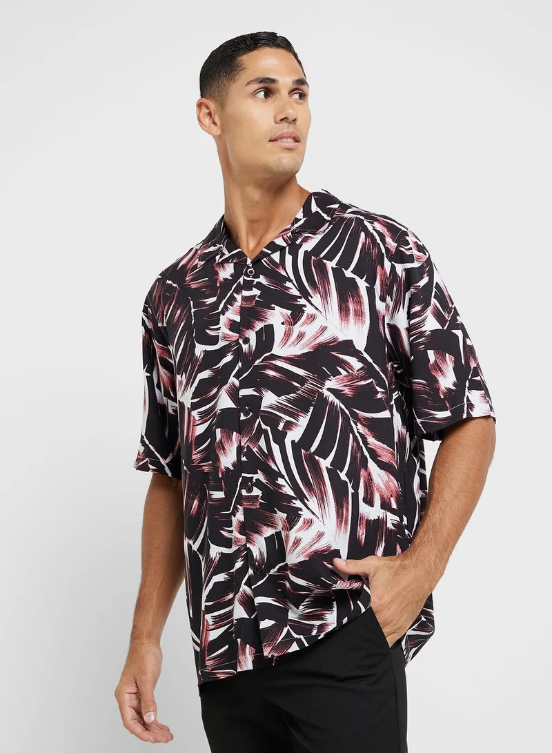 Robert Wood Resort Print Shirt