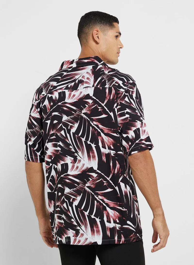 Robert Wood Resort Print Shirt