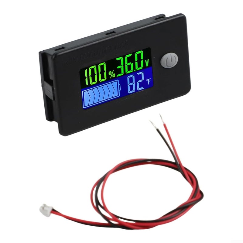 72V Battery Monitor Digital Voltmeter Capacity Tester for Lithium LiFePO4 Lead Acid Batteries - Image 2