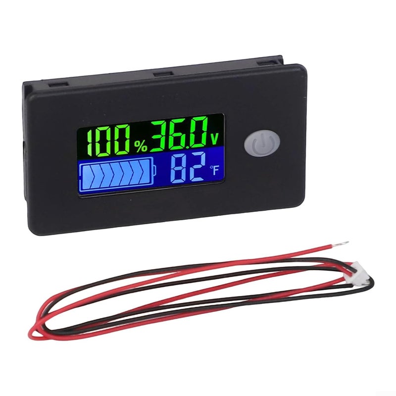 72V Battery Monitor Digital Voltmeter Capacity Tester for Lithium LiFePO4 Lead Acid Batteries - Image 4