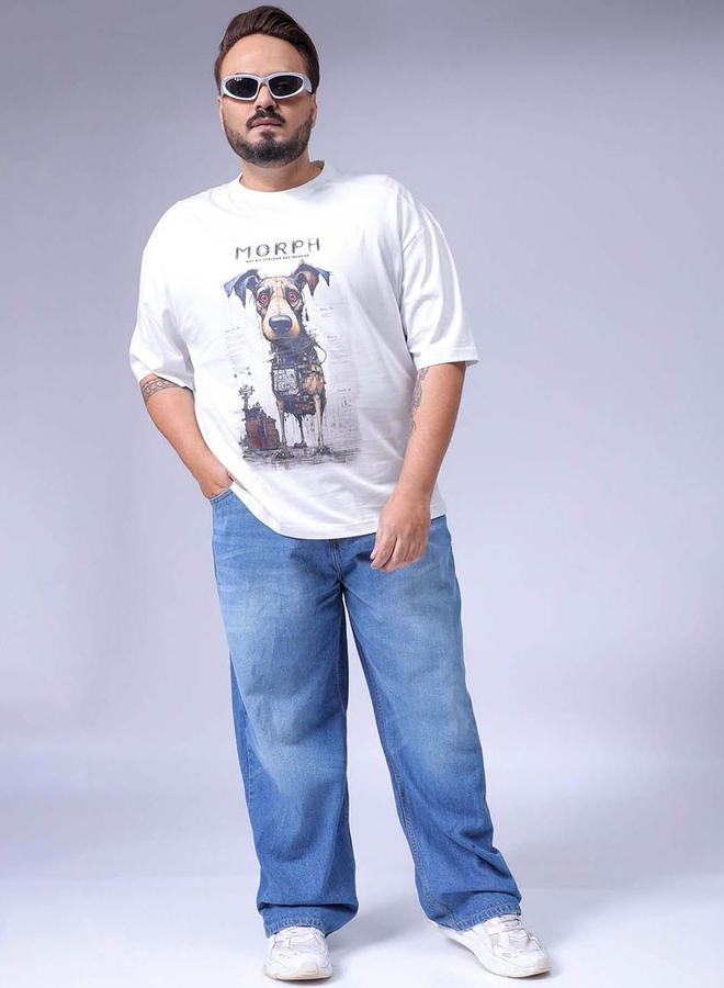 Take Two Plus Size Men Faded Baggy Fit Jeans By HardSoda - Image 4