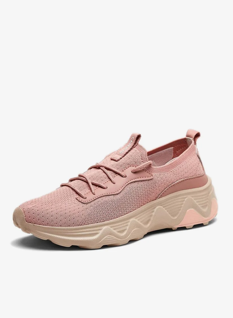 CAMPUS Women’s Low Top Sneakers – Sleek Lace Up Fit Shoes with Bold Patterned Sole for a Standout Look