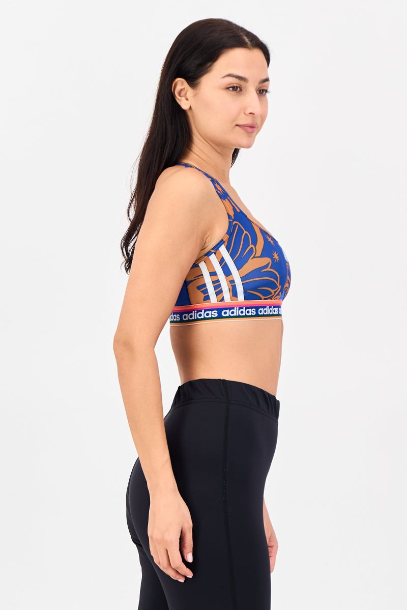 Adidas x Farm Rio Women Padded Outdoor Sports Bra, Multicolor - Image 2