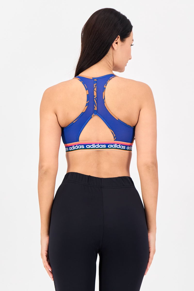 Adidas x Farm Rio Women Padded Outdoor Sports Bra, Multicolor - Image 3