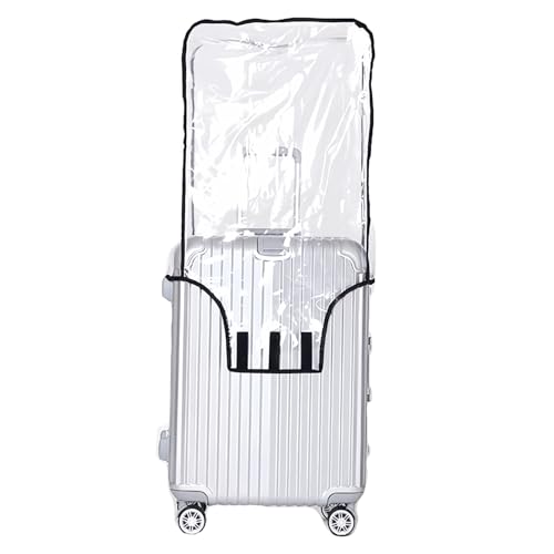 JenKin Luggage Protector Suitcase Cover PVC Waterproof Travel Suitcase Fits Most 20" to 30" (20" (13.8" L x 9.1" W x 20.9" H)) - Image 1