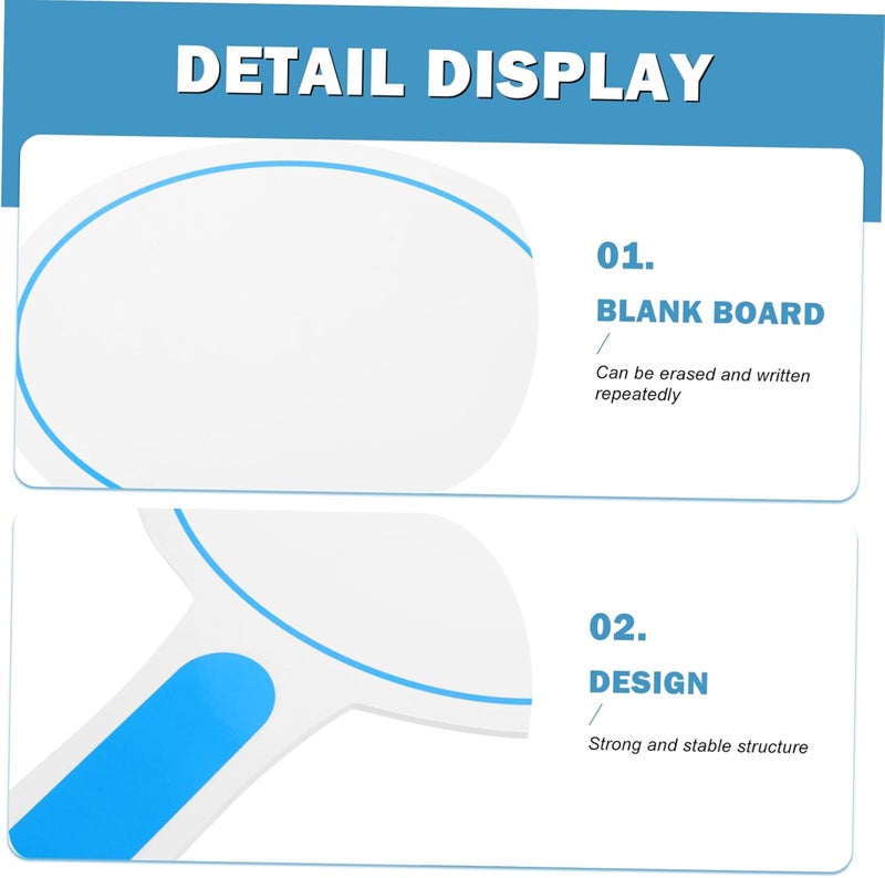 Easy clean surface Mipcase Scoreboard Paper Whiteboards Erasable Paddles Judges Score Paddles Dry Erase Boards Small Whiteboards Foldable - Image 5