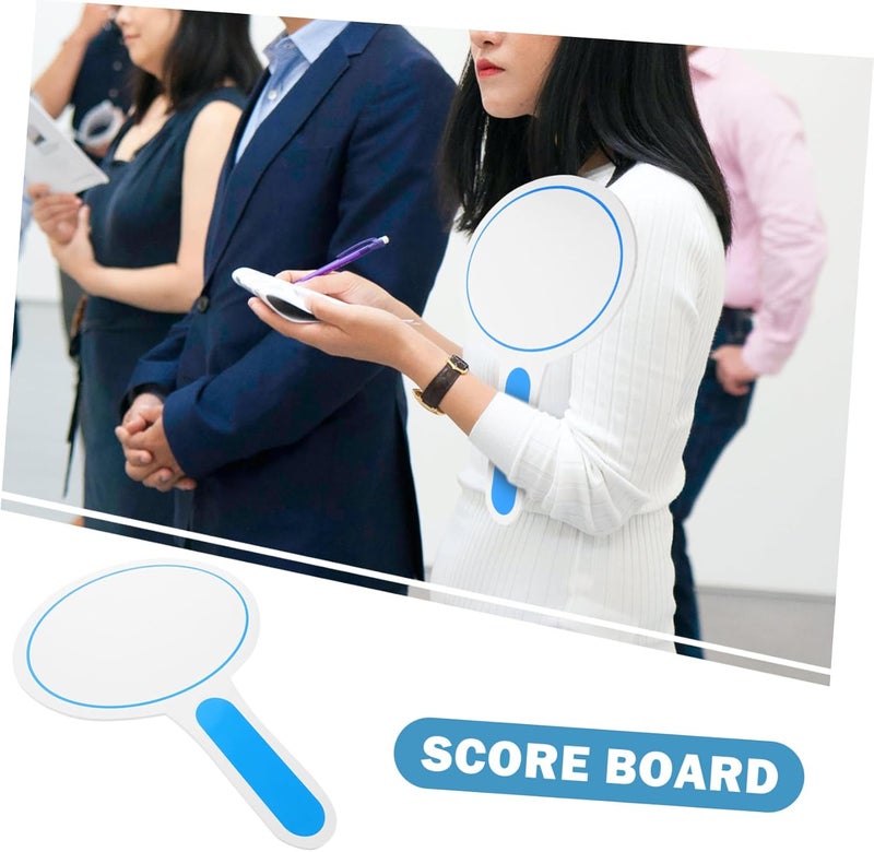 Easy clean surface Mipcase Scoreboard Paper Whiteboards Erasable Paddles Judges Score Paddles Dry Erase Boards Small Whiteboards Foldable - Image 3
