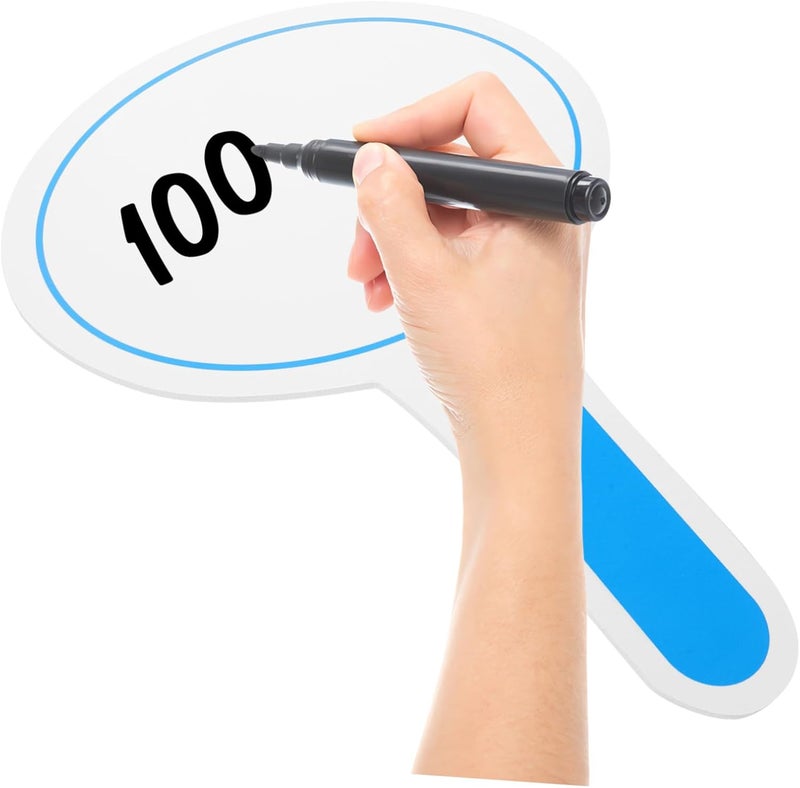 Easy clean surface Mipcase Scoreboard Paper Whiteboards Erasable Paddles Judges Score Paddles Dry Erase Boards Small Whiteboards Foldable - Image 4