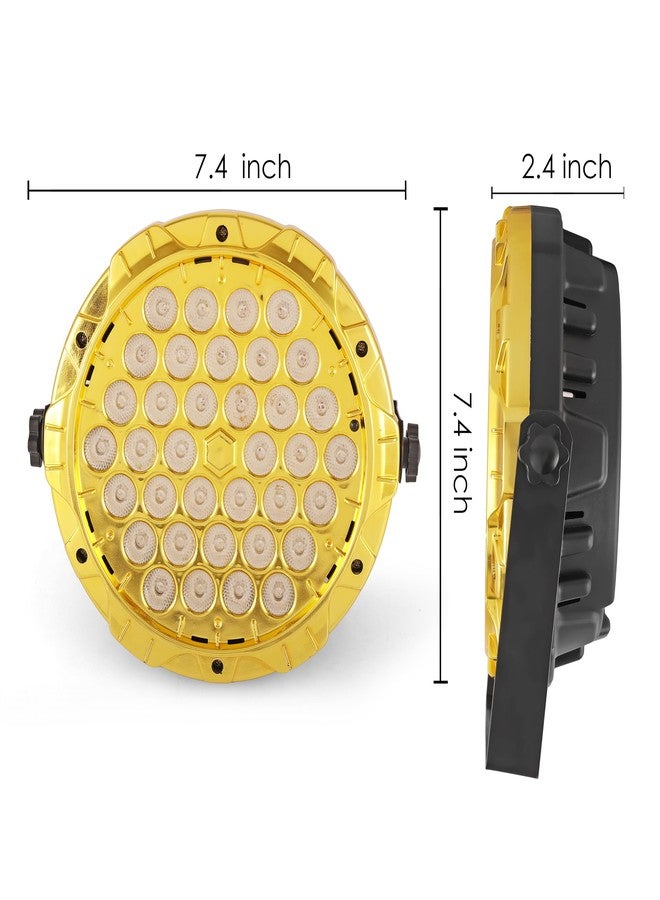 الجستو إضاءة مسرح جيستو RGB - 36 مصباح LED للحفلات مع جهاز تحكم عن بعد | إضاءة علوية متغيرة الألوان بالأشعة فوق البنفسجية 6 في 1 للمنزل، وأعياد الميلاد، والديسكو، والفعاليات، واحتفالات ديوالي، وديكورات العروض | أضواء ديسكو متغيرة الألوان للحفلات - Image 5