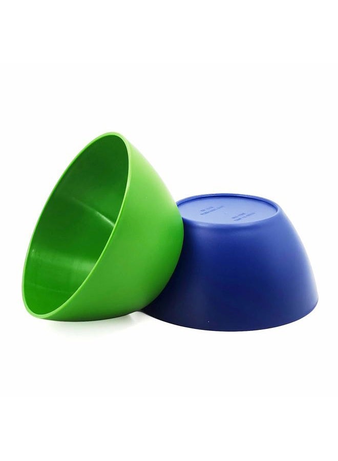 KX-WARE Plastic Bowls - Unbreakable and Reusable 6-inch Plastic Cereal/Soup/Salad Bowls Multicolor, Microwave/Dishwasher Safe, BPA Free Multi - Image 3